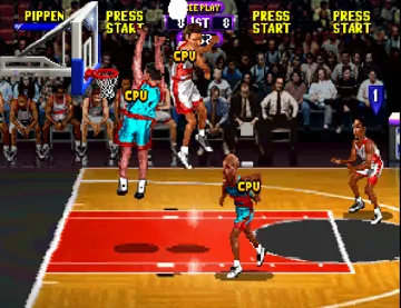 NBA Hangtime (US) screen shot game playing